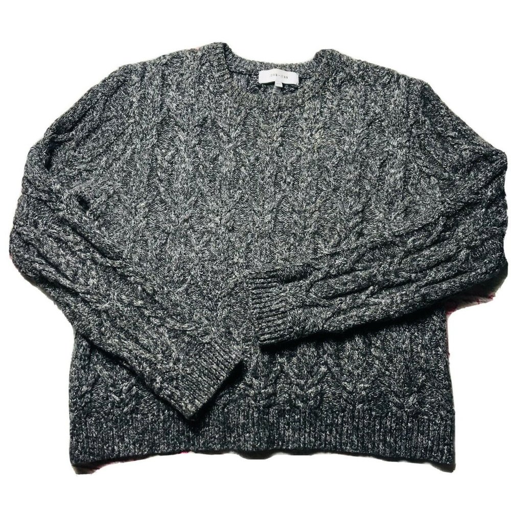 Anthropologie John + Jenn Women Medium Gray Cable - Picture 3 of 10